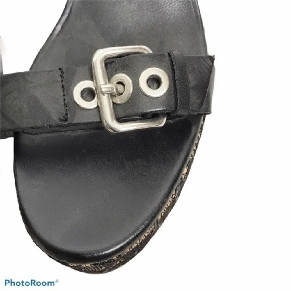 Zara Basic authentic leather wedges size EU 40